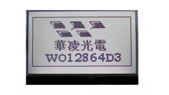 WO12864D3, Графический ЖКИ 128х64, выполненный по технологии COG