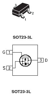 2N7002, N-channel 60V - 1.8? - 0.35A - SOT23-3L STripFET™ Power MOSFET
