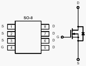 Si4480DY, N-Channel 80-V (D-S) MOSFET