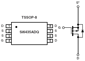 Si6435ADQ, 30-V (D-S) Single
