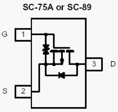 Si1013R, P-Channel 1.8-V (G-S) MOSFET