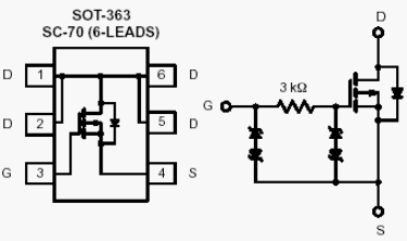 Si1413EDH, P-Channel 20-V (D-S) MOSFET with Copper Leadframe