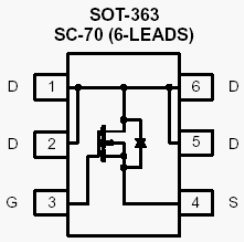 Si1410EDH, N-Channel 20-V (D-S) MOSFET with Copper Leadframe