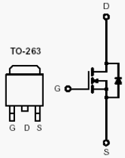 SUM09N20-270, N-Channel 200-V (D-S) 175°C MOSFET