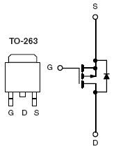 SUM110P06-07L, P-Channel 60-V (D-S) 175°C MOSFET
