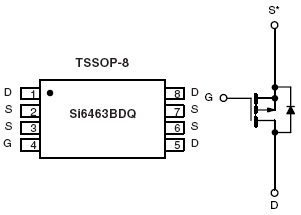 Si6459BDQ, P-Channel 60-V (D-S) MOSFET