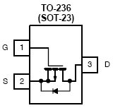 Si2327DS, P-Channel 200-V (D-S) MOSFET