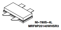 MRF8P20140WHSR3, Радиочастотный MOSFET-транзистор с горизонтальным каналом (Lateral MOSFET)