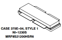MRF8S21200HSR6, Радиочастотный MOSFET-транзистор с горизонтальным каналом (Lateral MOSFET)