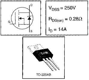 IRF644, HEXFET® Power MOSFET