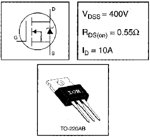 IRF740, HEXFET® Power MOSFET