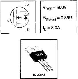 IRF840LC, HEXFET® Power MOSFET