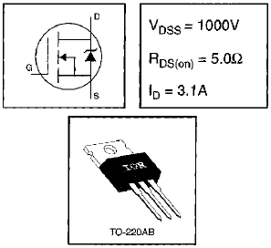 IRFBG30, HEXFET® Power MOSFET