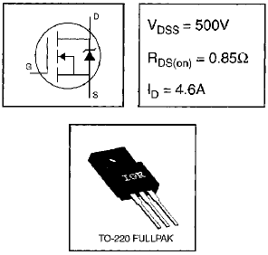 IRFI840G, HEXFET® Power MOSFET
