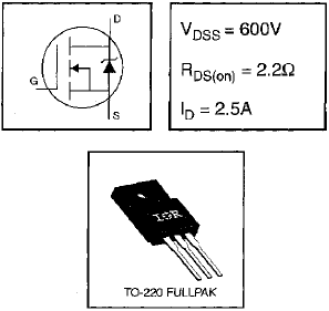 IRFIBC30G, HEXFET® Power MOSFET