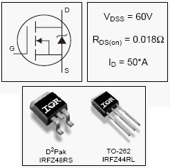 IRFZ48RS, HEXFET® Power MOSFET