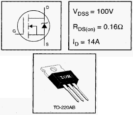 IRF530PBF, HEXFET® Power MOSFET