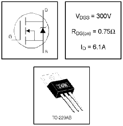 IRF737LCPBF, HEXFET® Power MOSFET