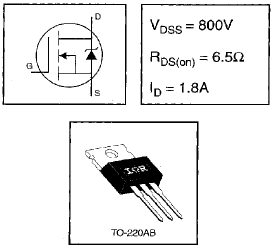 IRFBE20PBF, HEXFET® Power MOSFET