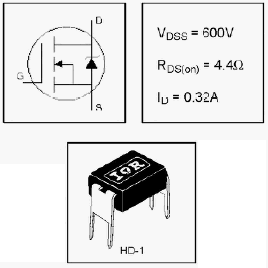 IRFDC20PBF, HEXFET® Power MOSFET