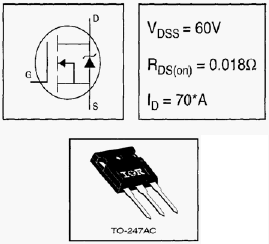 IRFP048PBF, HEXFET® Power MOSFET