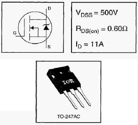 IRFP448PBF, HEXFET® Power MOSFET