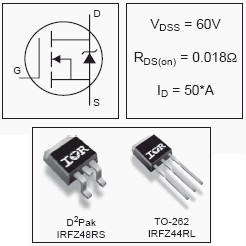 IRFZ48RSPBF, HEXFET® Power MOSFET