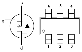 BSH207, P-channel enhancement mode MOS transistor