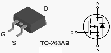 FDB3502, 75V N-Channel Power Trench MOSFET