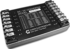 HDD60-12S05-T, DC/DC конвертер серии HDD60 мощностью 60 Ватт, для монтажа на шасси, без радиатора