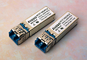 HFCT-5953ATGZ, 155-622 МБод приемопередатчик для одномодового оптоволокна сетей ATM/SONET OC-3, OC-12, корпус с малым форм-фактором (SFF) с конфигурацией выводов 2х5