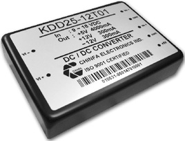 KDD25-12T01, DC/DC конвертер серии KDD25T мощностью 27.2 Ватта