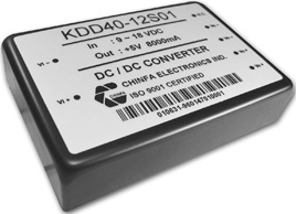 KDD40-12S01, DC/DC конвертер серии KDD40 мощностью 40 Ватт