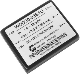 WDD30-03S1U, DC/DC конвертер серии WDD30U мощностью 23 Ватта