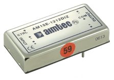 AM15E-1203SIZ, DC/DC преобразователь мощностью 15 Вт, корпус: PCB 2x1 inch