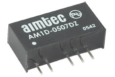 AM1D-1218SH60Z, DC/DC преобразователь мощностью 1 Вт, корпус: для монтажа на печатную плату SIP7