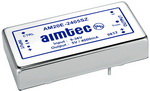 AM20E-1203SZ, 20Вт DC-DC преобразователь с высоким КПД и двухкратным диапазоном входных напряжений (2:1)