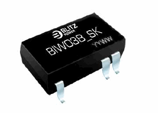 BIW03B-0505DK, 3 Вт Стабилизированные изолированные DC/DC преобразователи, диапазон входного напряжения 2:1, два выхода