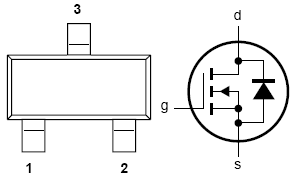 BSN20, N-channel enhancement mode field-effect transistor