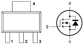 BSP126, N-channel enhancement mode vertical D-MOS transistor