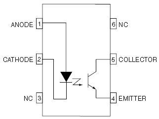 CNY17F1, Фототранзисторный оптрон