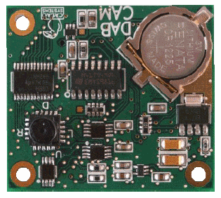 DAB-CAM-C01, Плата расширения с датчиком изображения VGA 640 x 480, часами реального времени и разъемом для карт памяти Micro-SD