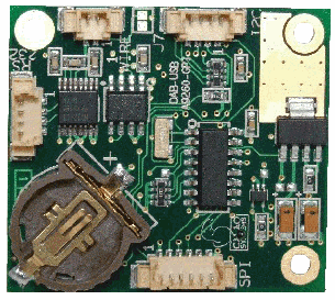 DAB-GPI-C02, Плата расширения портов RS232, SPI, I<sup>2</sup>C, One-Wire, с часами реального времени и разъемом для карт памяти Micro-SD