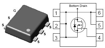 FDC796N, 30V N-Channel PowerTrench MOSFET
