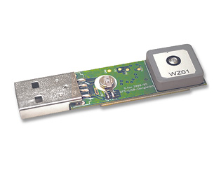 FGPMMOUDG, GPS USB-модуль на базе чипсета Mediatek MT3329 с интегрированной керамической антенной