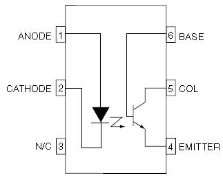 H11AG1M, Фототранзисторный оптрон