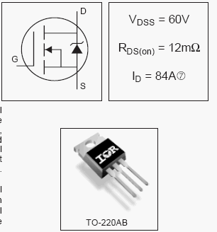 IRF1010E, HEXFET Power MOSFETs Discrete N-Channel