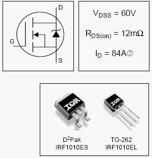 IRF1010ES, HEXFET Power MOSFETs Discrete N-Channel
