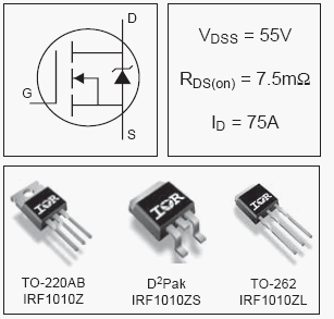 IRF1010Z, HEXFET Power MOSFETs Discrete N-Channel