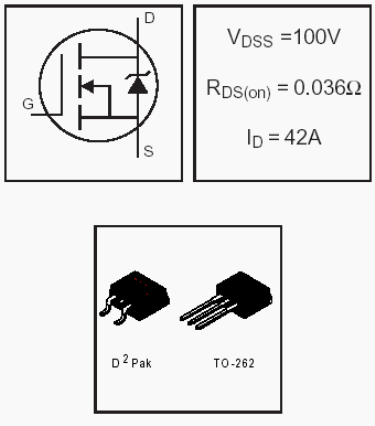 IRF1310NL, HEXFET Power MOSFETs Discrete N-Channel